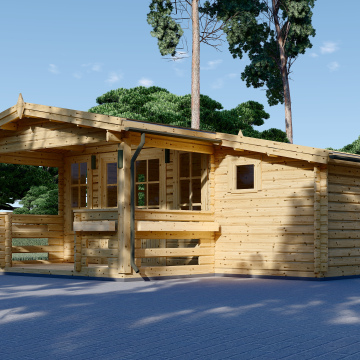 ISLA (44 mm), 6x5 m 18 m² WIith 7 m² Terrace 