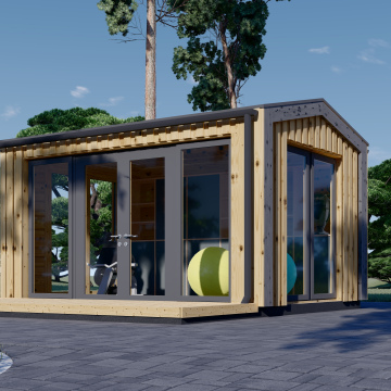 EMMY S (34 mm + Cladding), 4x3 m, 12 m²  avaliable different sizes 5x3, 5x4, 5x5