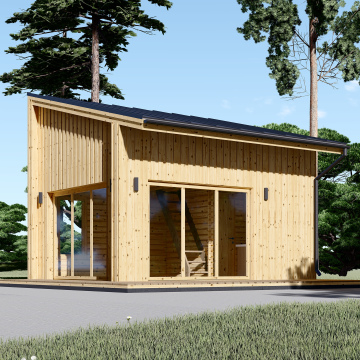 SOPHIA With Loft (44 mm + Cladding), 20 m²