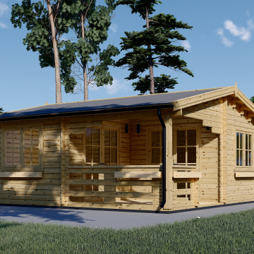 OLIVIA (44 mm), 6x6 m, 27 m² With 8 m² Terrace